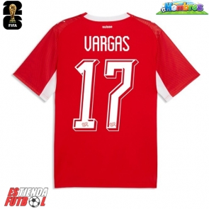 Suiza Ruben Vargas #17 Primera Equipación Mundial 2026 Manga Corta